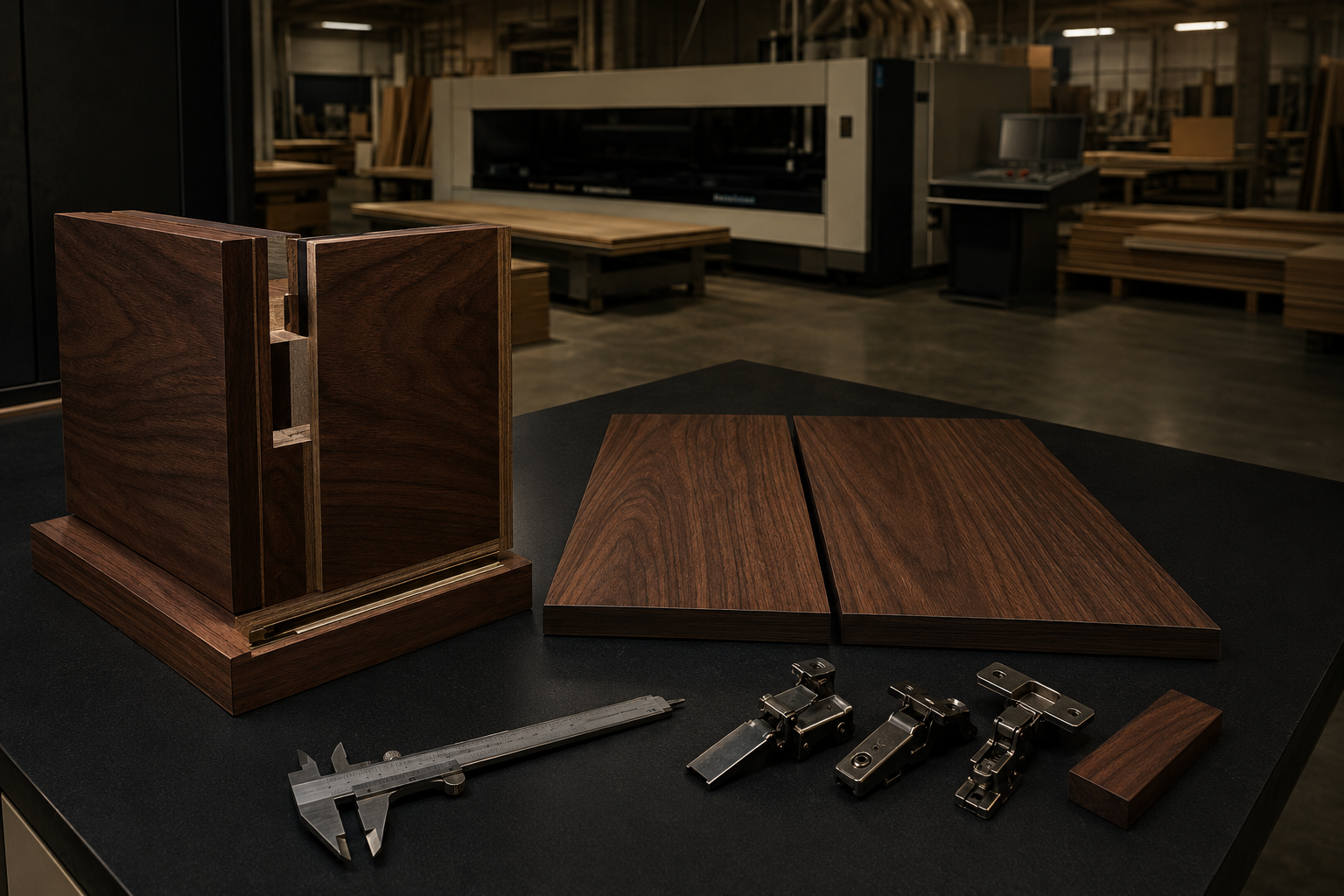 Digital millwork production supported by physical joinery judgment